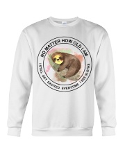Sloth no matter sloth lovers Crewneck Sweatshirt front