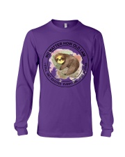 Sloth no matter sloth lovers Long Sleeve Tee tile