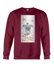 Turtle mom a million little things turtle lovers Crewneck Sweatshirt tile