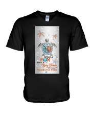 Turtle mom a million little things turtle lovers V-Neck T-Shirt tile
