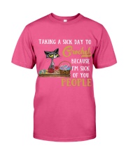 Cat Crochet sick of people gift for you Premium Fit Mens Tee tile