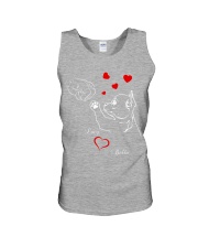 Chihuahua heart to heart dog lover personalized Unisex Tank tile