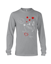 Chihuahua heart to heart dog lover personalized Long Sleeve Tee tile