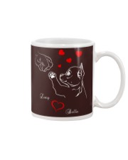 Chihuahua heart to heart dog lover personalized Mug tile
