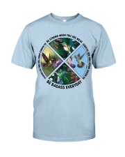 Hummingbird be strong brave humble bird lover Classic T-Shirt tile