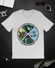 Hummingbird be strong brave humble bird lover Classic T-Shirt lifestyle-mens-crewneck-front-16