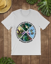 Hummingbird be strong brave humble bird lover Classic T-Shirt lifestyle-mens-crewneck-front-18