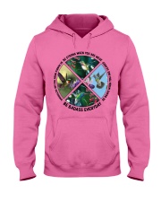 Hummingbird be strong brave humble bird lover Hooded Sweatshirt tile