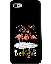 Flamingo believe sweatshirt Phone Case tile