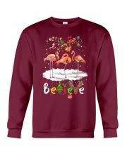 Flamingo believe sweatshirt Crewneck Sweatshirt tile