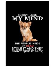 Chihuahua lost my mind dog lover Vertical Poster tile