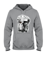 Bulldog love and faith dog mom Hooded Sweatshirt tile