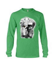 Bulldog love and faith dog mom Long Sleeve Tee tile