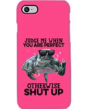 Turtle judge me turtle lovers Phone Case tile