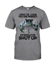 Turtle judge me turtle lovers Classic T-Shirt front