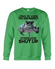 Turtle judge me turtle lovers Crewneck Sweatshirt tile