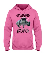Turtle judge me turtle lovers Hooded Sweatshirt tile