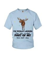 Moose i am totally moose lovers Youth T-Shirt tile