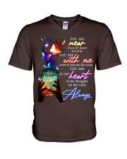 Butterfly you are near insects bugs lover V-Neck T-Shirt tile