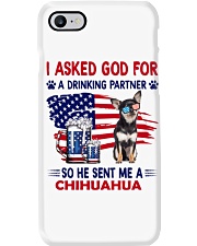 Chihuahua is drinking partner Gift for u Phone Case tile
