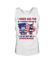 Chihuahua is drinking partner Gift for u Unisex Tank tile