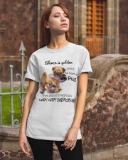 Pug Silence is very suspicious Gift for you Classic T-Shirt apparel-classic-tshirt-lifestyle-06