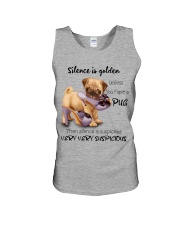 Pug Silence is very suspicious Gift for you Unisex Tank tile
