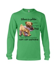 Pug Silence is very suspicious Gift for you Long Sleeve Tee tile