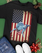 Dolphin smile flag dolphin lover Classic T-Shirt apparel-classic-tshirt-lifestyle-back-69