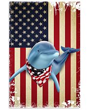 Dolphin smile flag dolphin lover Vertical Poster tile