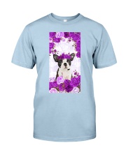 Boston Purple rose Gift for you Classic T-Shirt tile