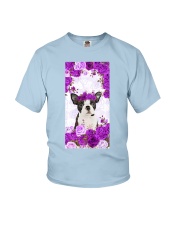 Boston Purple rose Gift for you Youth T-Shirt tile