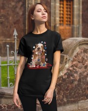 Basset hound flag heart basset hound lovers Classic T-Shirt apparel-classic-tshirt-lifestyle-06