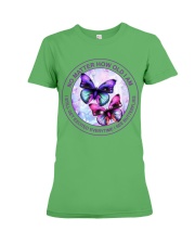 Butterfly no matter insects bugs lover Premium Fit Ladies Tee tile