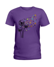 Knitting and dandelion gift for you gift for her Ladies T-Shirt tile