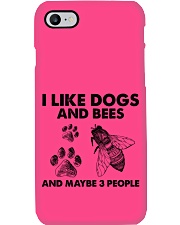 Bee and dog three people Phone Case tile