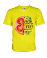 Tomato gardening gift for you gift for her V-Neck T-Shirt tile