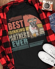 Boxer drinking partner boxer lover Classic T-Shirt apparel-classic-tshirt-lifestyle-front-163