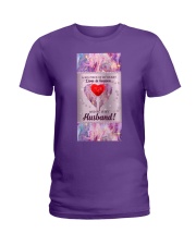 Husband my big peace family gift Ladies T-Shirt tile
