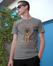 German shepherd annoying people dog moms Classic T-Shirt apparel-classic-tshirt-lifestyle-17