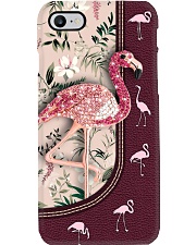 Fashion flamingo turtle background Gift for you Phone Case i-phone-8-case