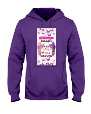 Butterfly part of my heart insects bugs lovers Hooded Sweatshirt tile