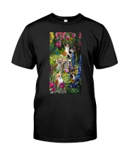 Chihuahua roses gift for dog mom Classic T-Shirt tile
