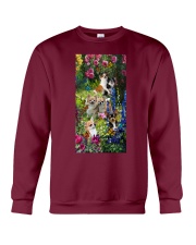 Chihuahua roses gift for dog mom Crewneck Sweatshirt tile