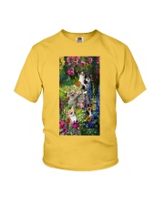 Chihuahua roses gift for dog mom Youth T-Shirt tile