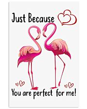 Flamingo perfect for me bird lover Vertical Poster tile