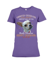 Chihuahua Grouchy Ball of fur Gift for you Premium Fit Ladies Tee tile