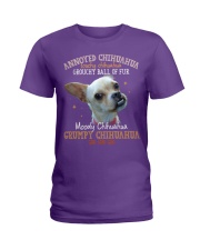 Chihuahua Grouchy Ball of fur Gift for you Ladies T-Shirt tile