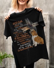 Bulldog so god made a dog bulldog lovers Classic T-Shirt apparel-classic-tshirt-lifestyle-front-117