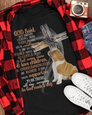 Bulldog so god made a dog bulldog lovers Classic T-Shirt apparel-classic-tshirt-lifestyle-front-163